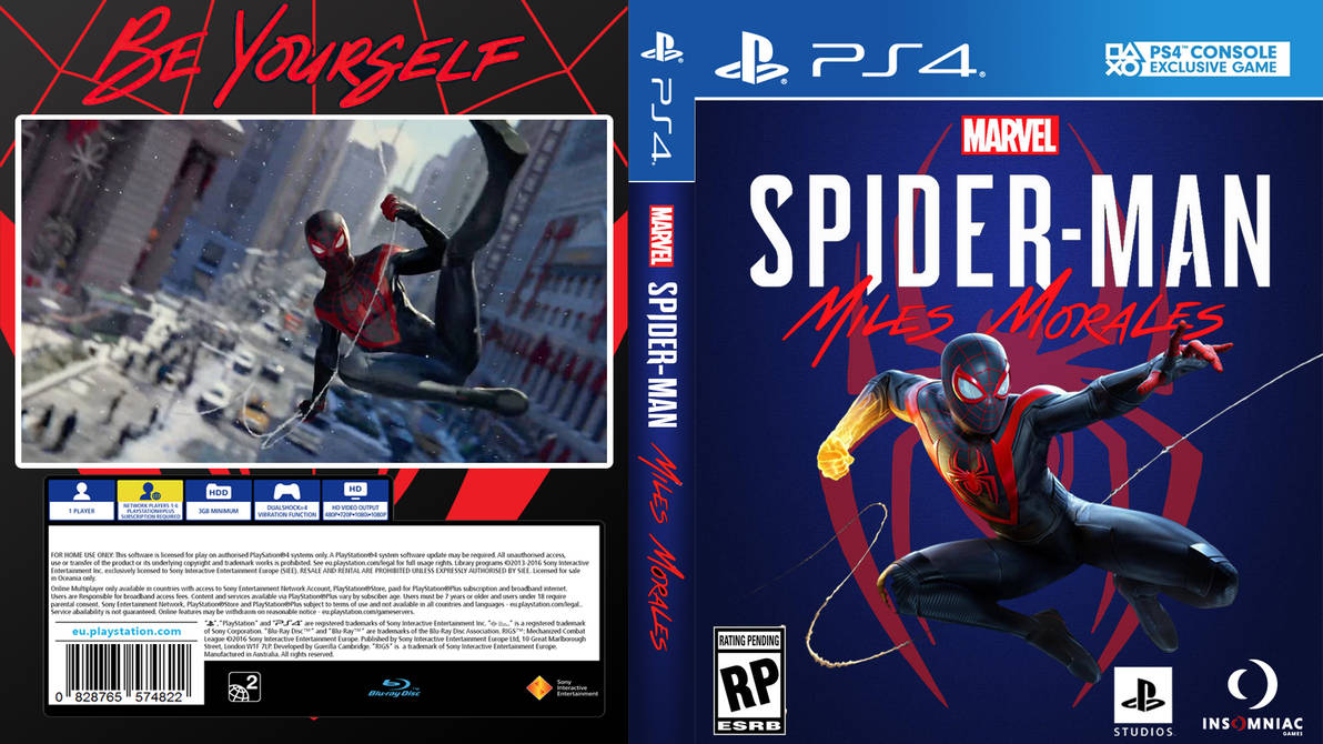 Marvel's Spider-Man Miles Morales Box Art PS4 by on DeviantArt