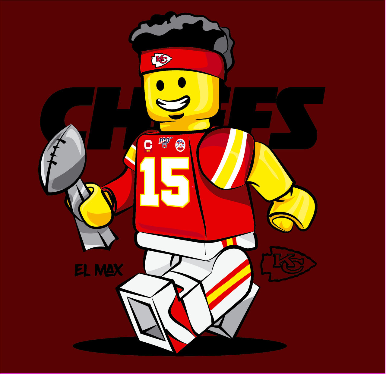 lego Mahomes Super Bowl Kansas City chiefs by elMAXimo on DeviantArt