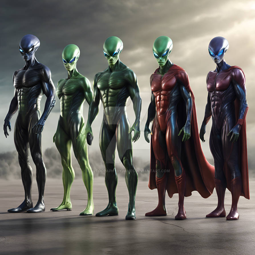 Alien Concept Art - Super Hero's by ArtographybyJames on DeviantArt