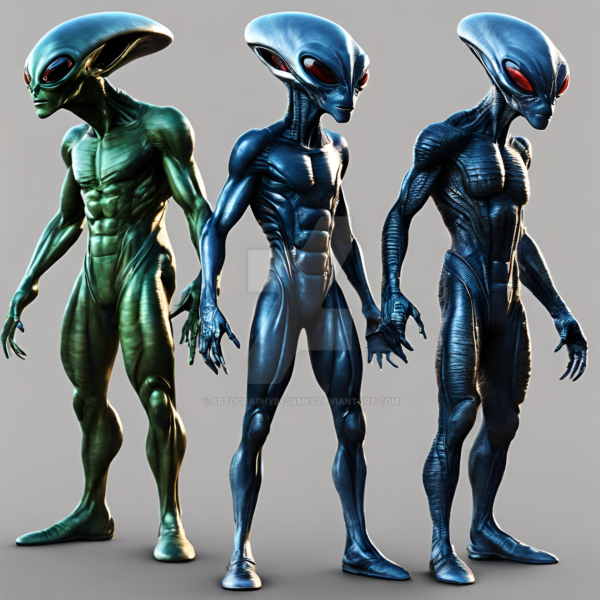 Alien Concept Art by ArtographybyJames on DeviantArt