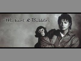 MJ n Bubbles bb bold wallpaper