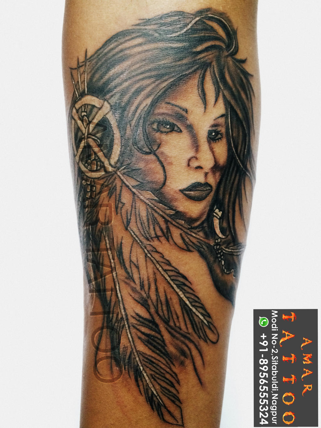 Red indian FAce Tattoo by AMARTATTOO on DeviantArt