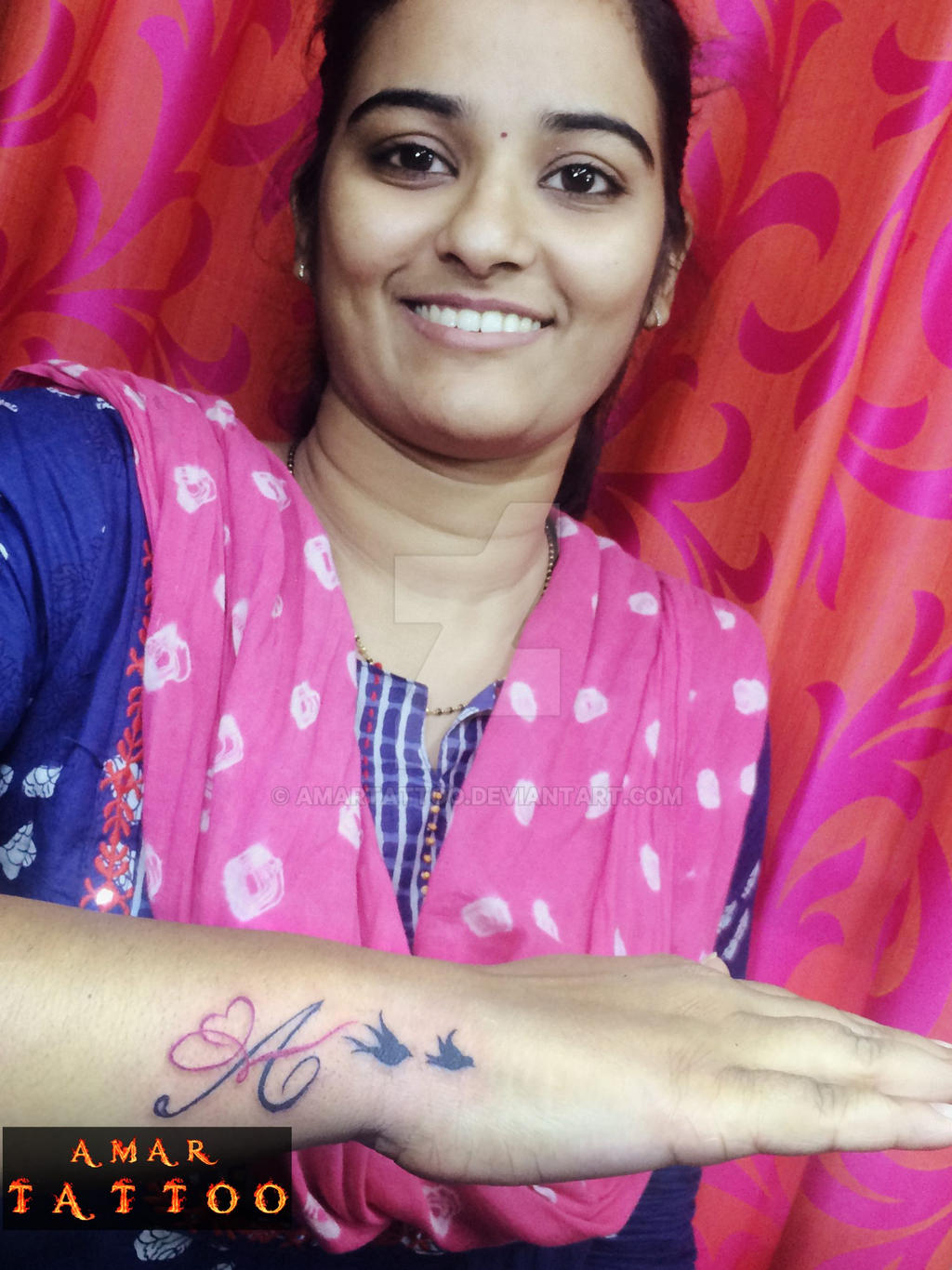 Letter A Tattoo With Heart Birds By Amartattoo On Deviantart Letter A Tattoo With Heart Birds By Amartattoo On Deviantart