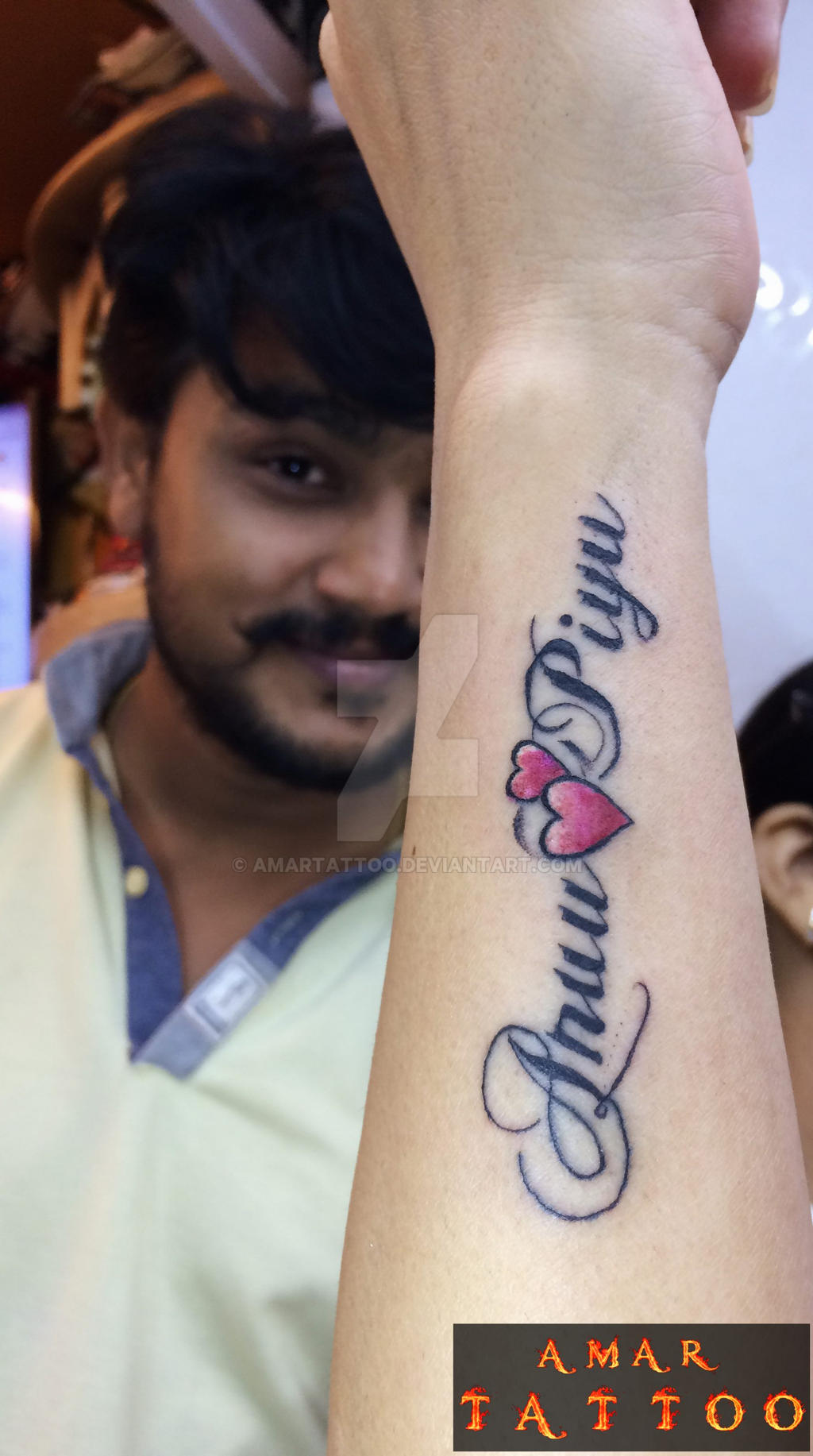 Couple Name Tattoo By Amartattoo On Deviantart Couple Name Tattoo By Amartattoo On Deviantart
