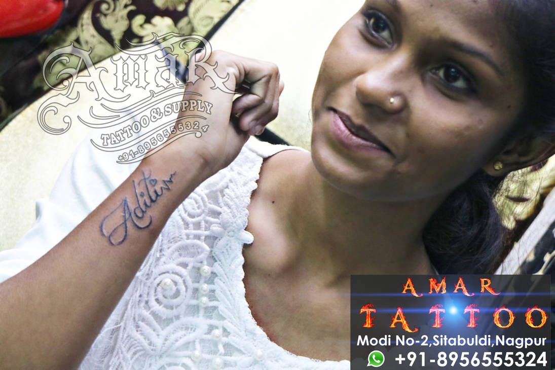 Aditi Name Tattoo By Amar by AMARTATTOO on DeviantArt