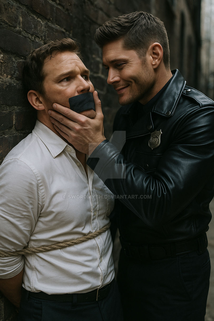 Officer Jensen catching his prey