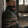 Dean tied up and ball gagged