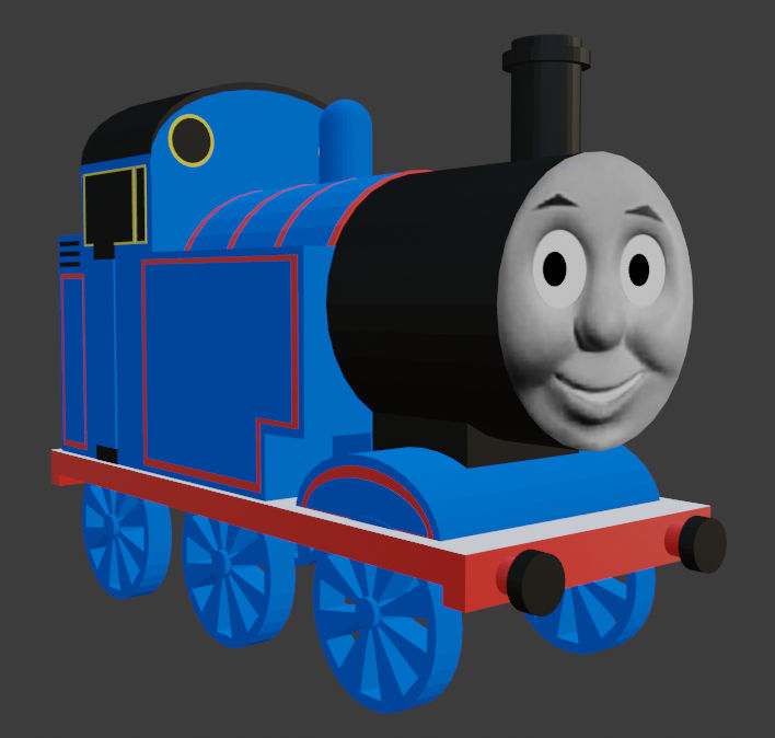 thomas 3d model download blender