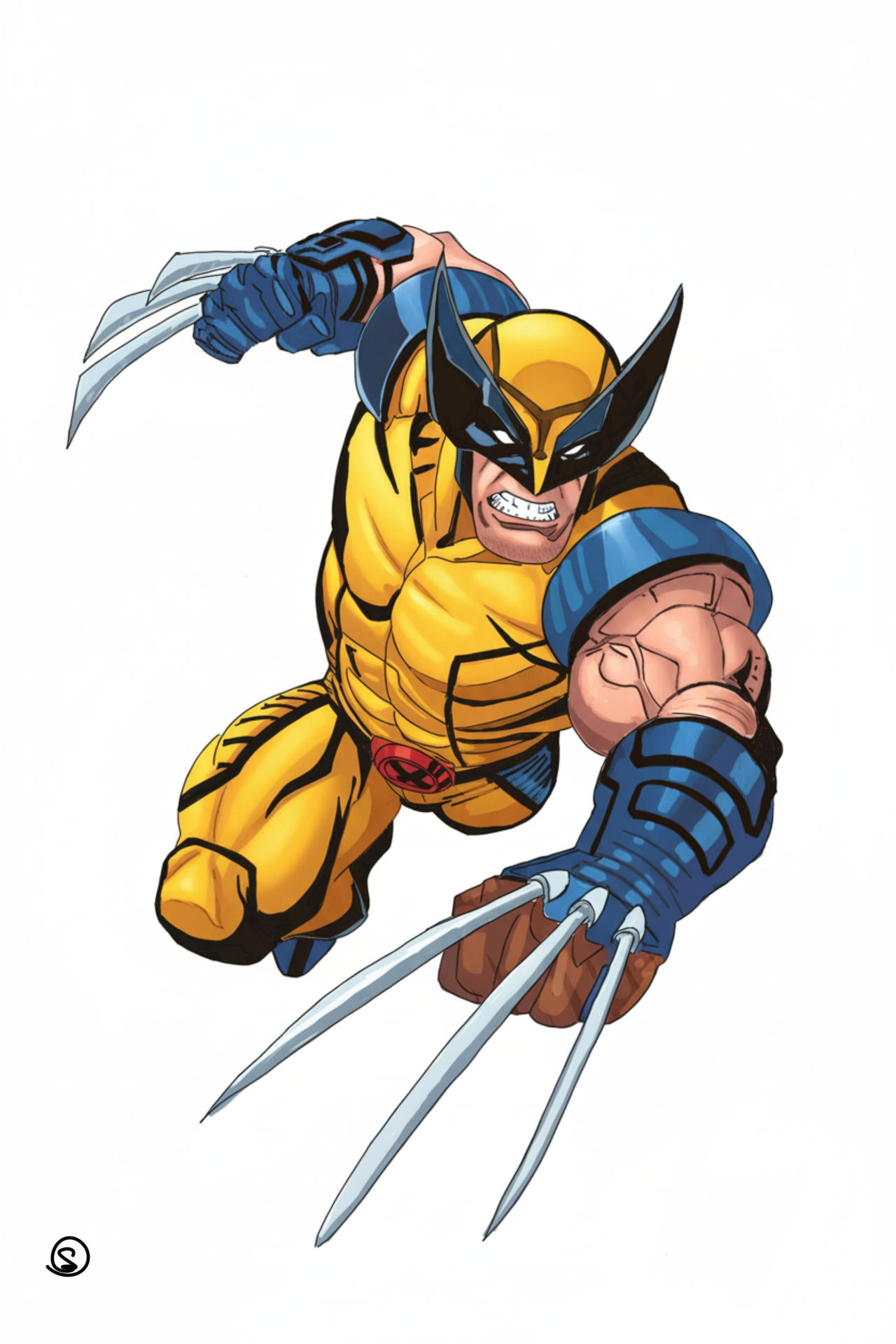 Wolverine Inking From Grit to Glory Wolverine in Ink and Colour by TrueNorthStudios on ...