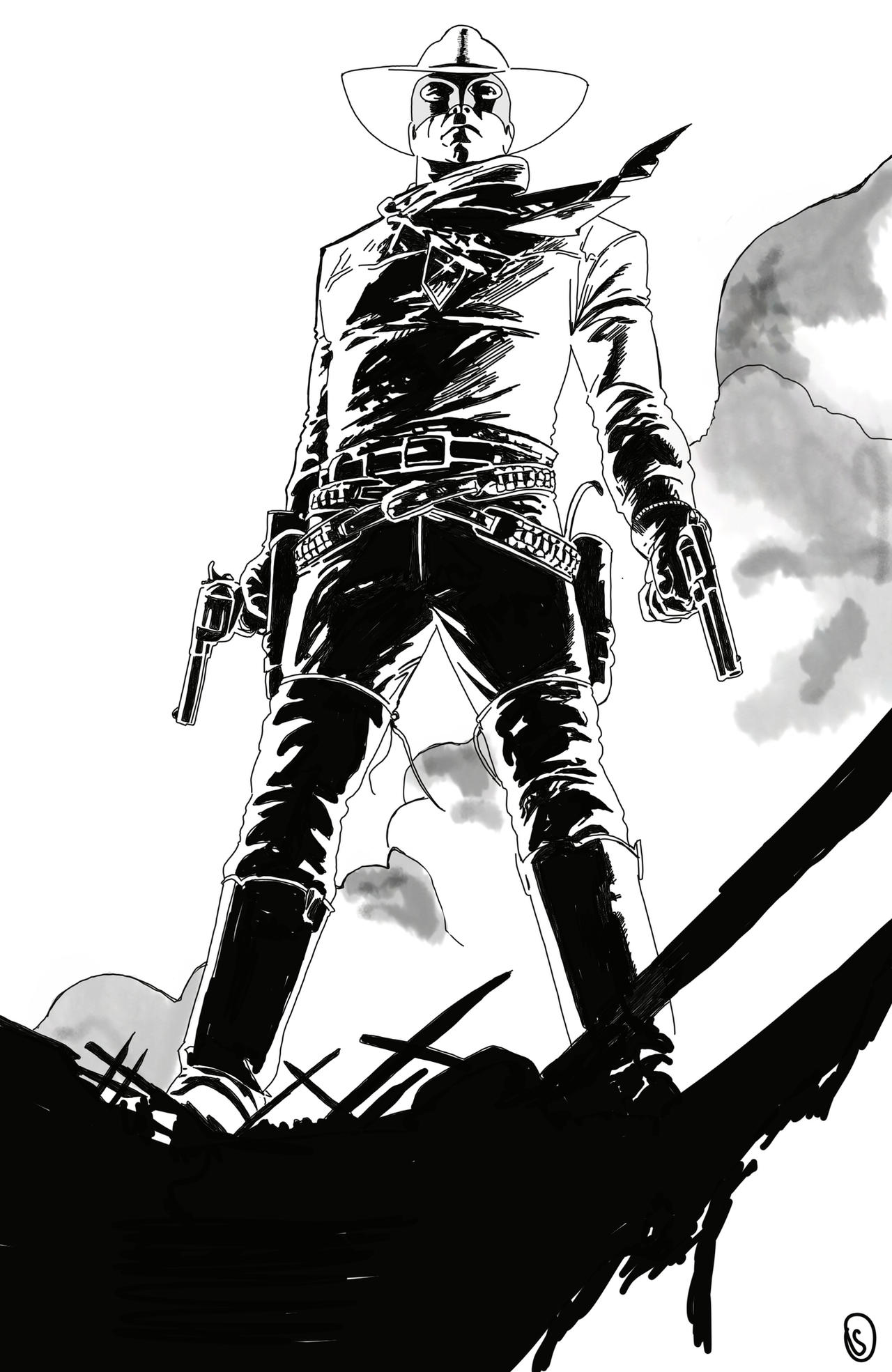 Draw Loner Ranger The Lone Ranger rides again by TrueNorthStudios on DeviantArt