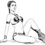 Return of the Jedi Leia in Ink