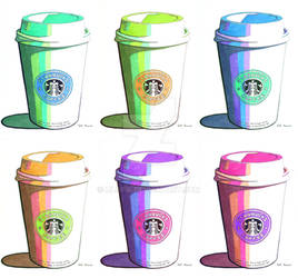 Starbucks Warhol Style Pop Art