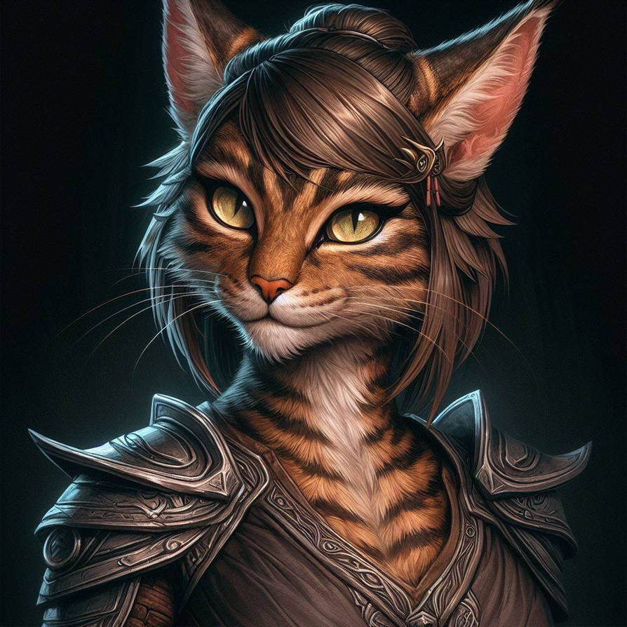 Beast Kin Kajit Khajiit portrait 4 by ToothlessFan2000 on DeviantArt