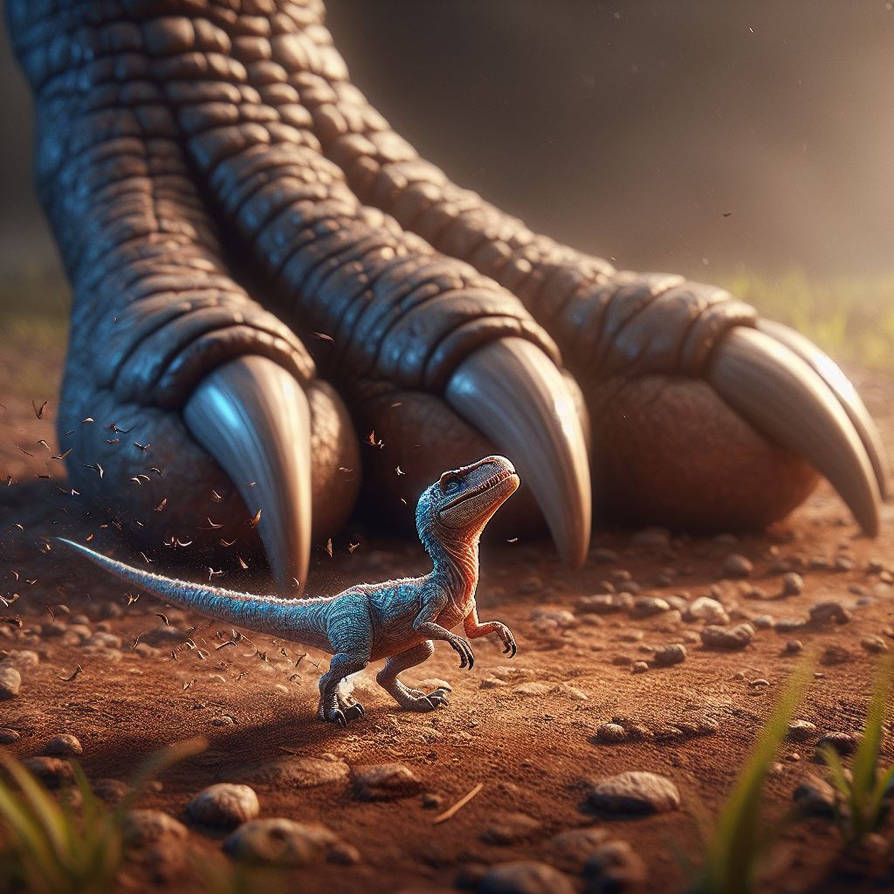 Shrunken raptor! 1 by ToothlessFan2000 on DeviantArt