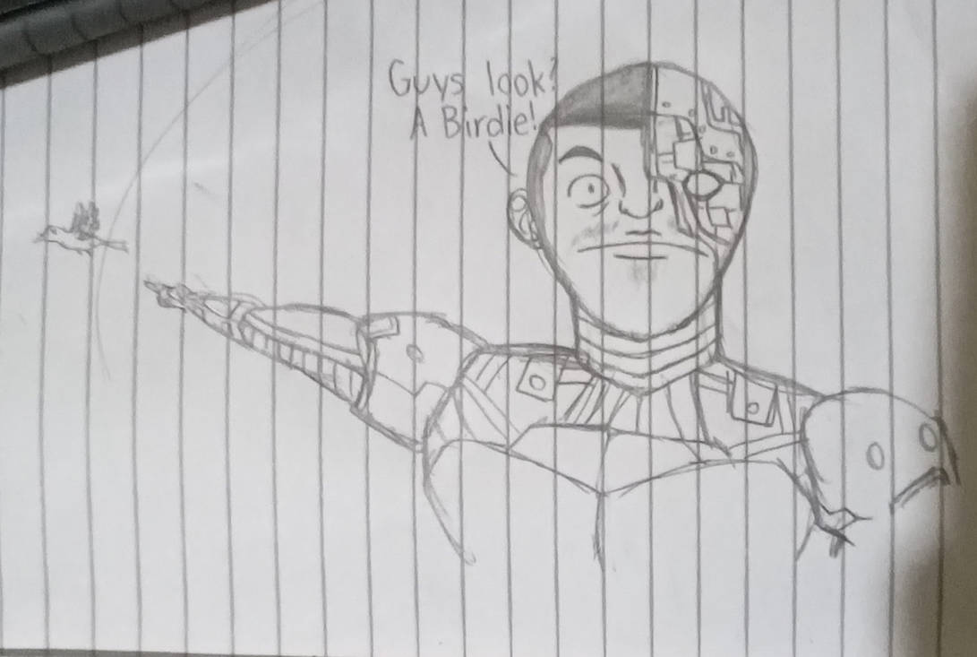 Cyborg Point Cyborg point with bird by teahrosekim on DeviantArt