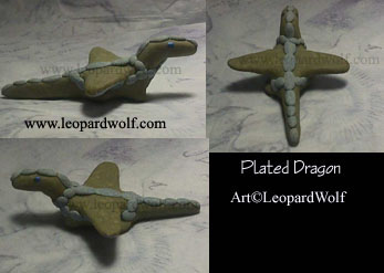 Plated dragon sculpt