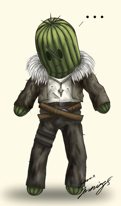 Cactuar Squall by Calyfern on DeviantArt