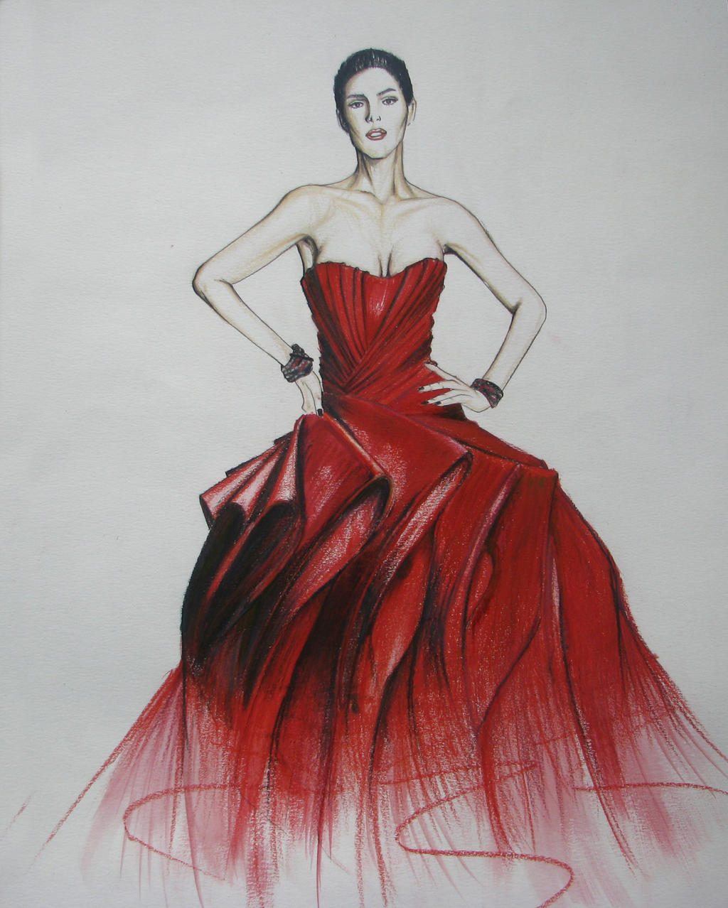 Fashion illustration-(student work)