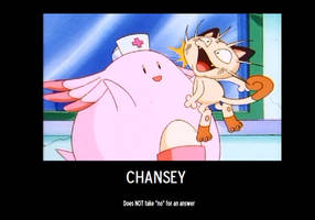 Chansey Motivational Poster