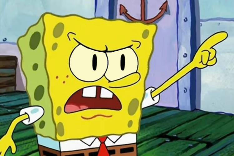 Sponge Cipher SpongeBob SquarePants Possessed By Bill Cipher by EmmaSoKawaiiUwU on ...
