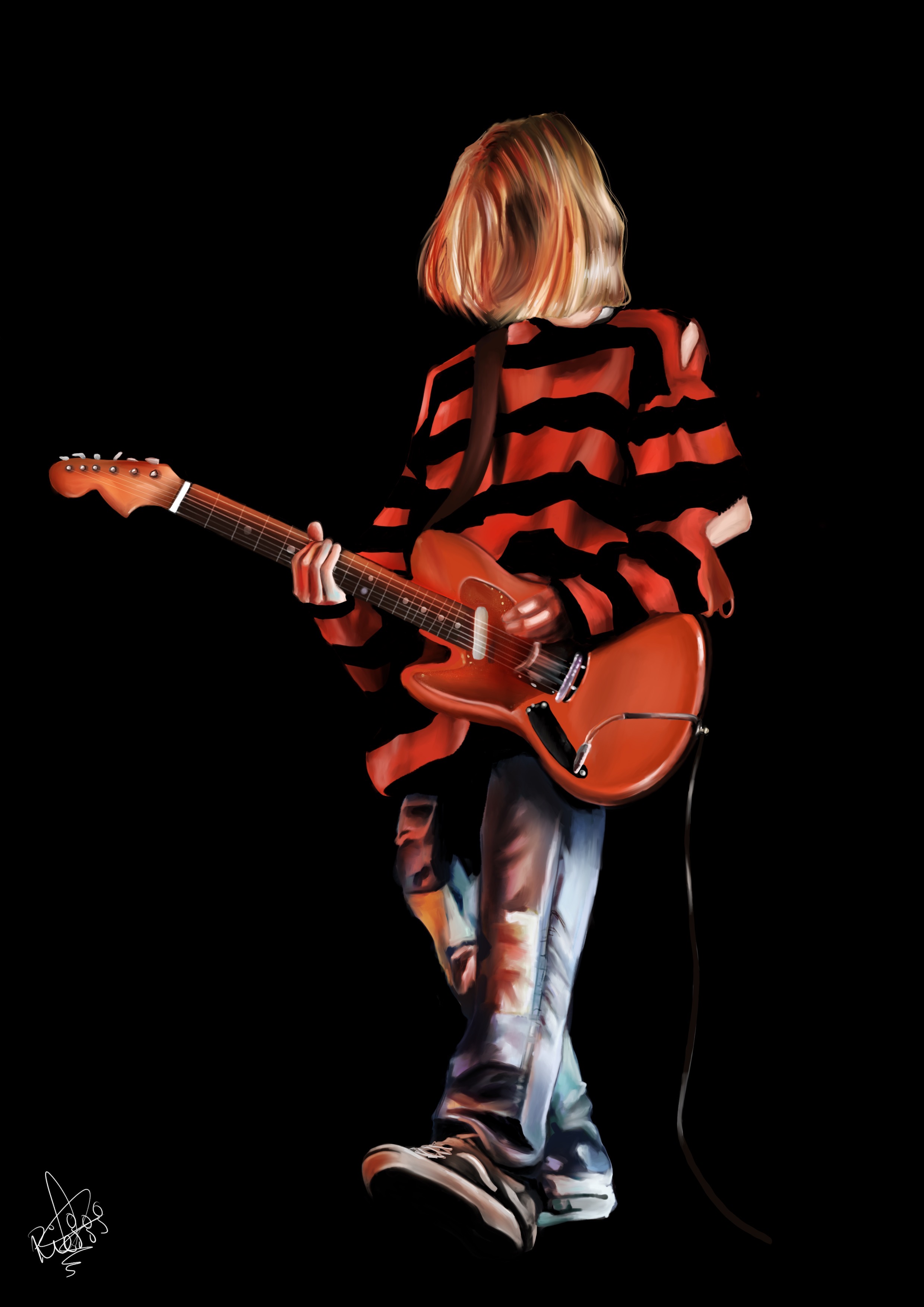 Kurt Cobain fanart by ChimchimSwag on DeviantArt