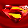 Superman Shield on red cape