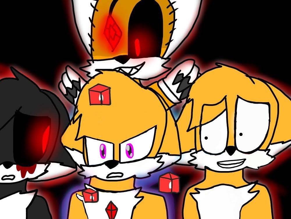 Tails Doll meets Tails.EXE by HaileyKittydoesart on DeviantArt