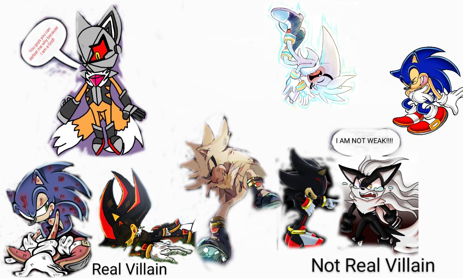 Shadow the Hedgehog Transformations by FlameHog419 on DeviantArt