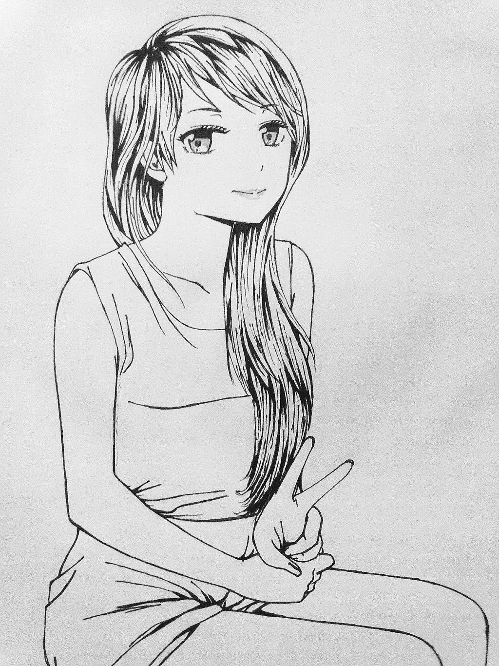 Beautiful Anime/Manga Girl by cloudkira15 on DeviantArt