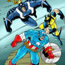 Black Bolt, Captain America and Wolverine