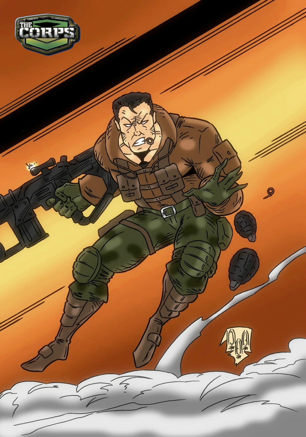 Alex Rucker Brody from The Corps by violencejack666 on DeviantArt