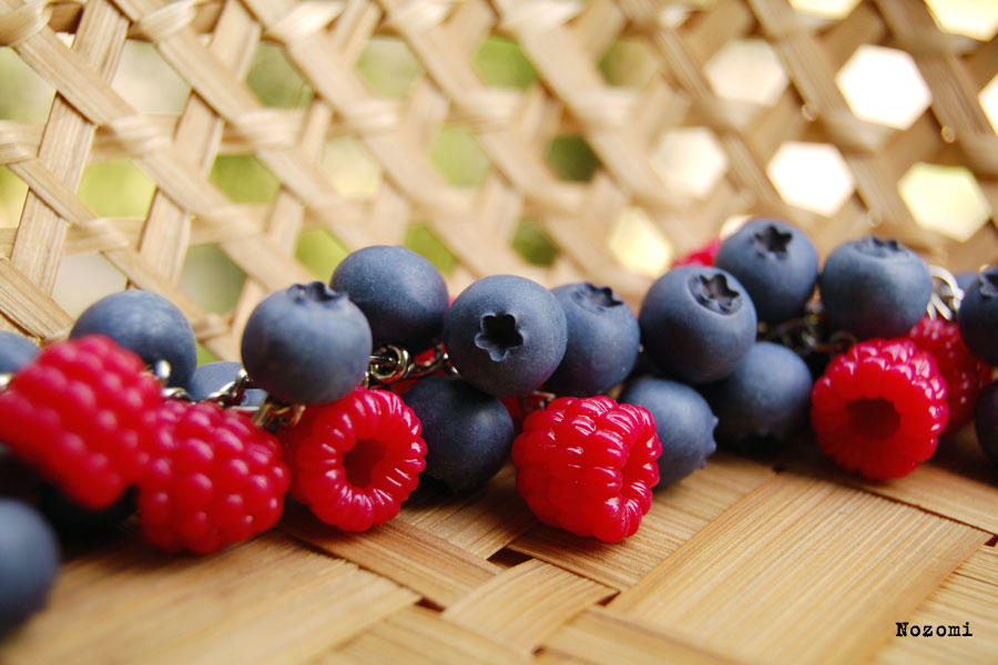 Raspberries Blueberry by Nozomi21 on DeviantArt