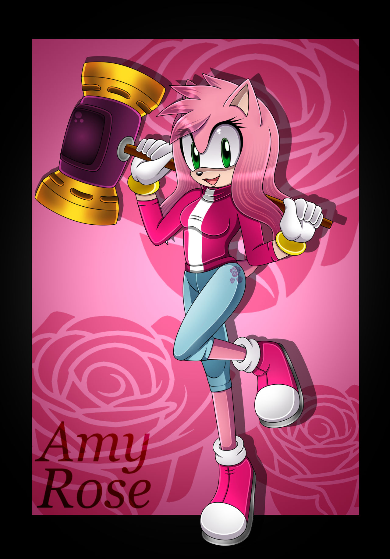 Amy Deviantart Amy Rose by Pimunen on DeviantArt