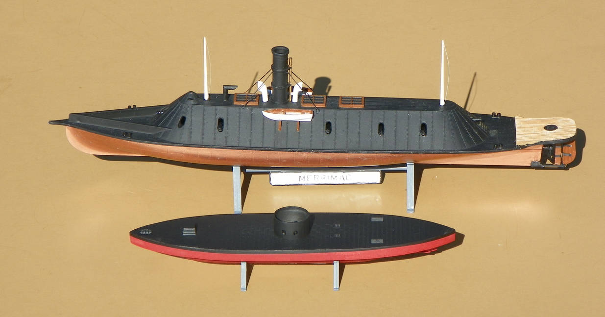 USS monitor and CSS Virgina models by Maxrobot on DeviantArt