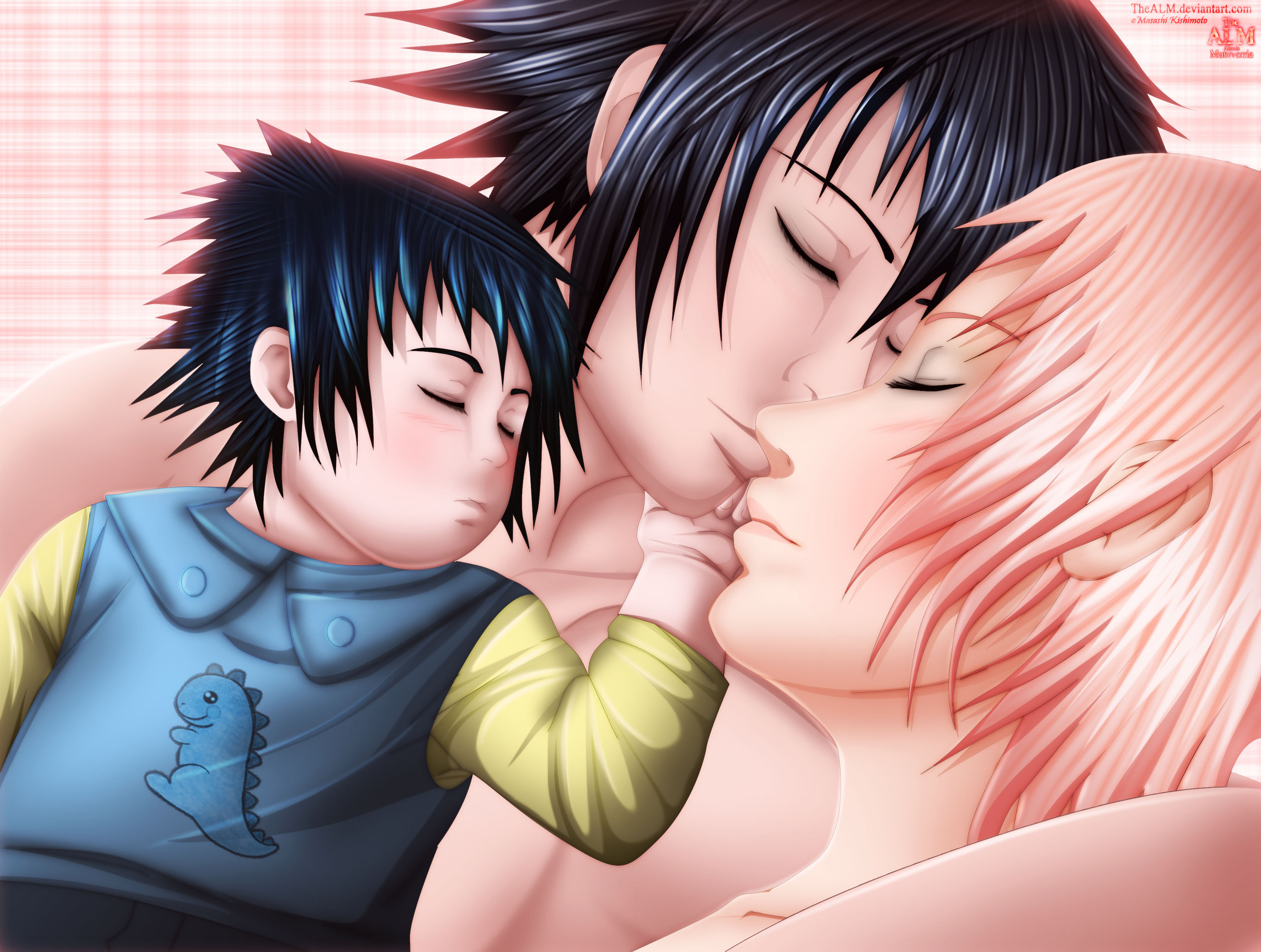 Sasuke y Sakura by lluviaemosa on DeviantArt