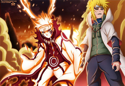 Naruto Kurama And Edo Minato