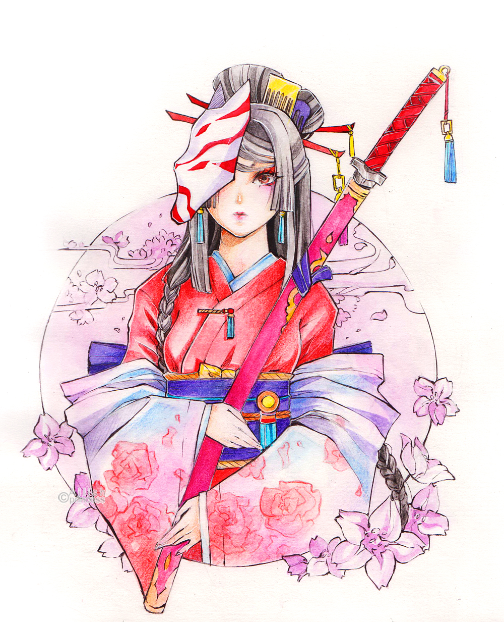pix Anime Kimono Dress Drawing Easy traditional anime kimono dress drawing
