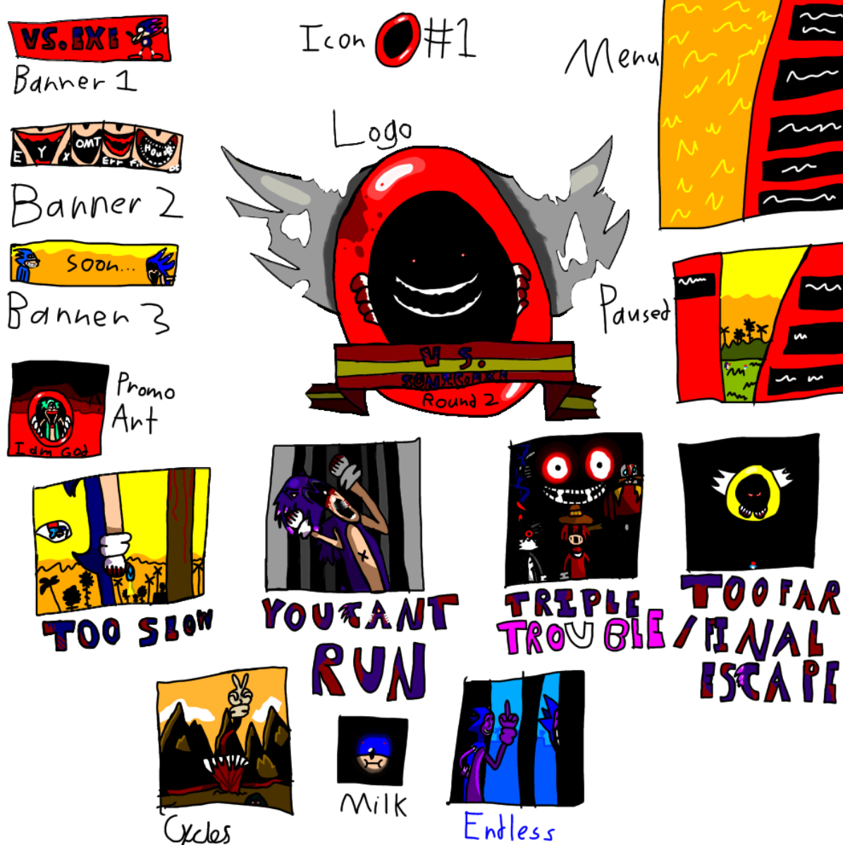 Vs. Sonic.EXE Revival Concept Art #1 by PDJ2012 on DeviantArt