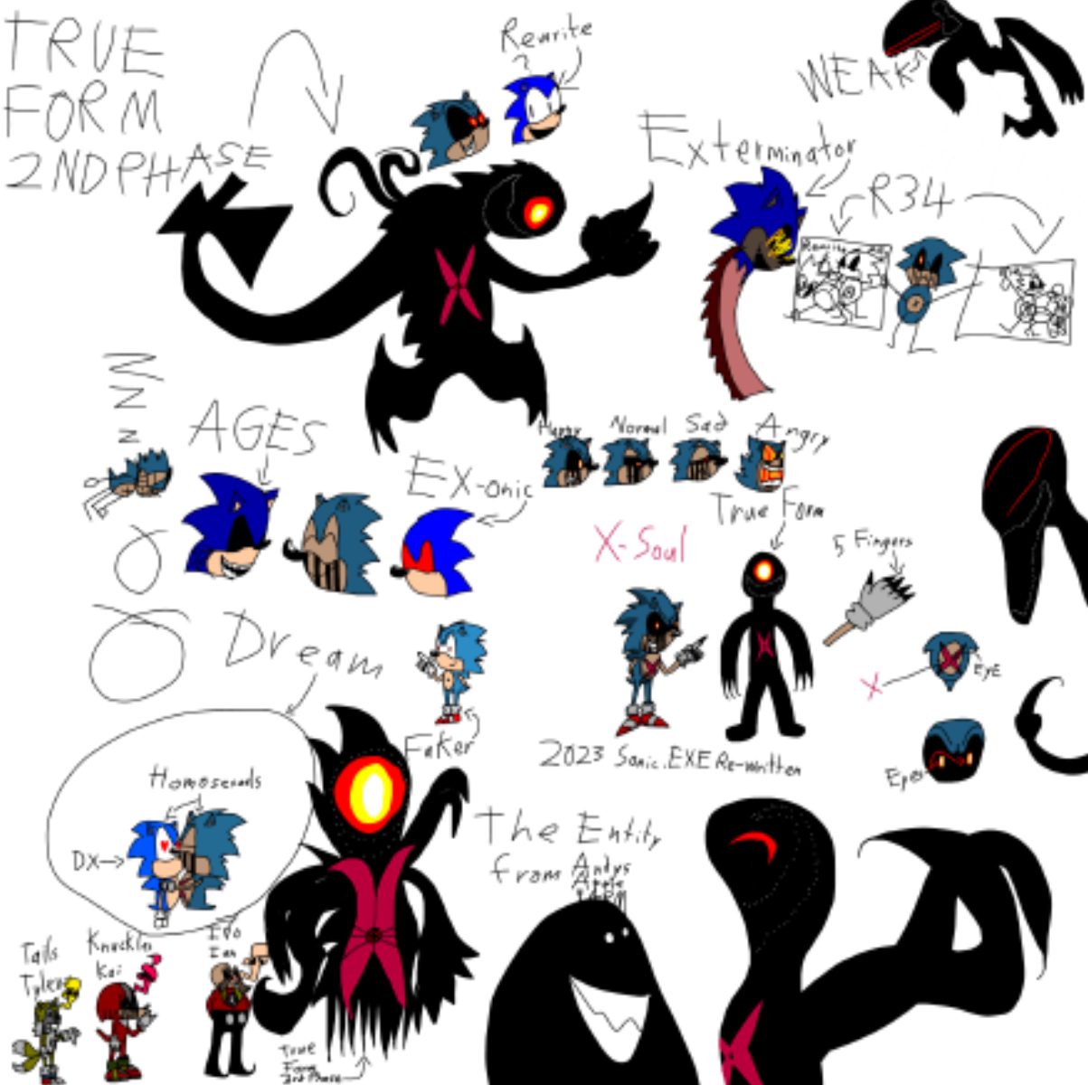 sonic.exe 2011 fanart!!!!! in 2023