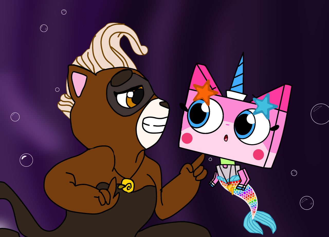 The-little-mermaid-scene-the-sea-unikitty-version by UnikittyxHD on ...