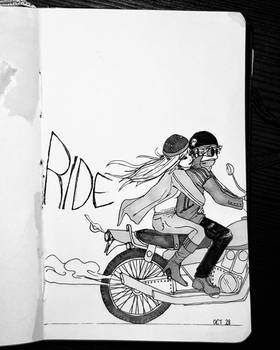 Inktober #28: Ride