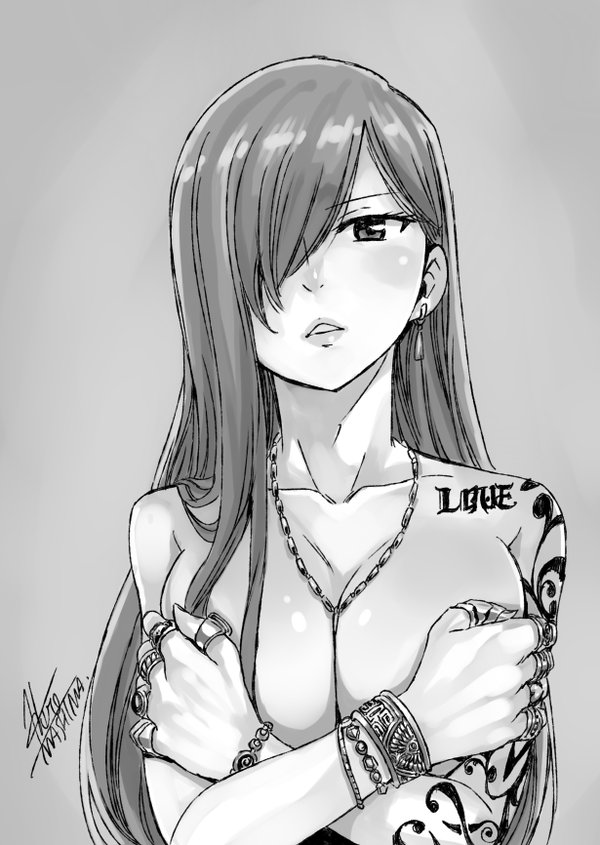 Erza S Tattoos By Fu Reiji On Deviantart Erza S Tattoos By Fu Reiji On Deviantart