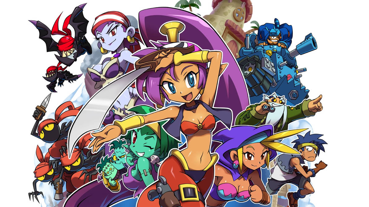 Shantae and the Pirate's curse wallpaper 1 by Fu-reiji