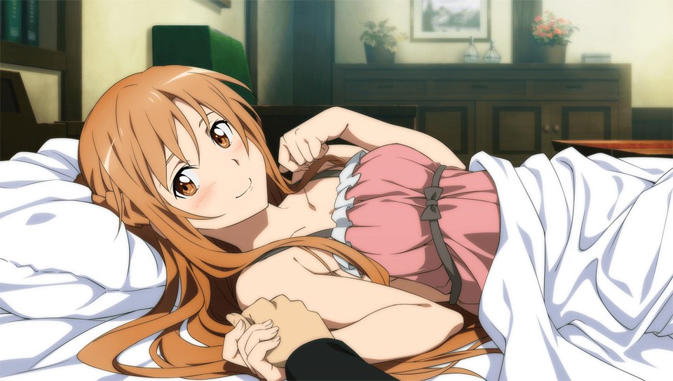 In bed with Asuna