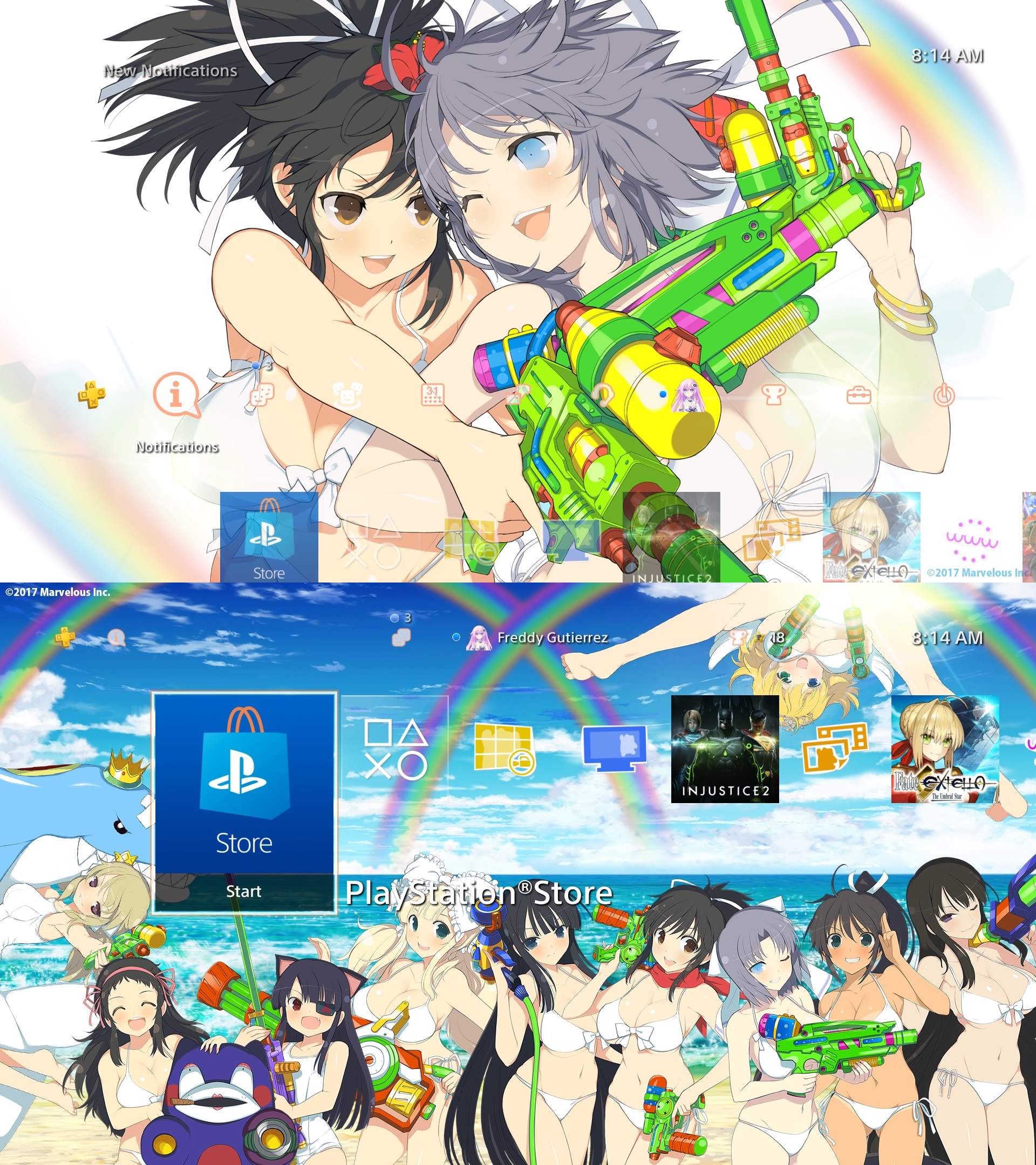 Senran Kagura Peach Beach Splash PS4 Theme by Fu-reiji on DeviantArt