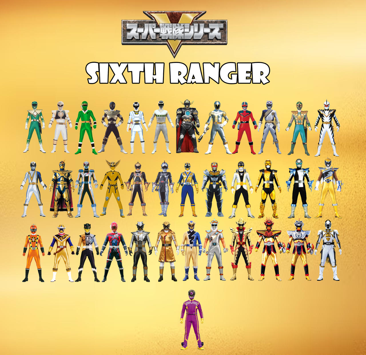 Super Sentai Forever Sixth Ranger by akusama455 on DeviantArt