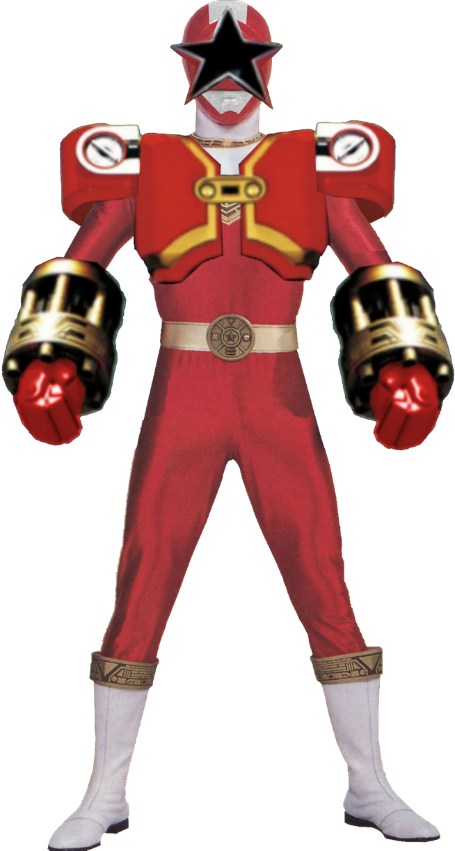 Zeo Ranger 5 Red Battlizer by akusama455 on DeviantArt