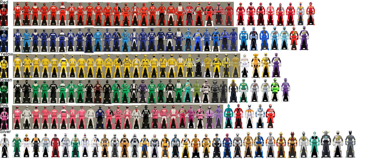 Ranger Keys Of Gokaiger by akusama455 on DeviantArt