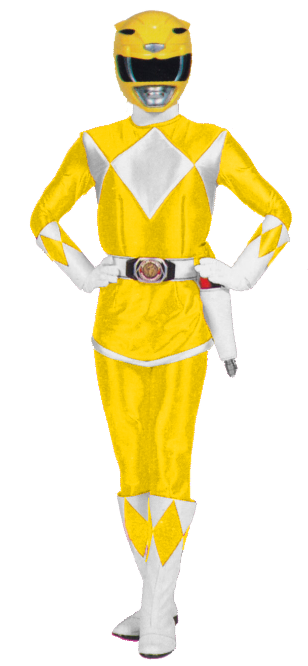 Mighty Morphin Yellow Ranger With Skirt by akusama455 on DeviantArt