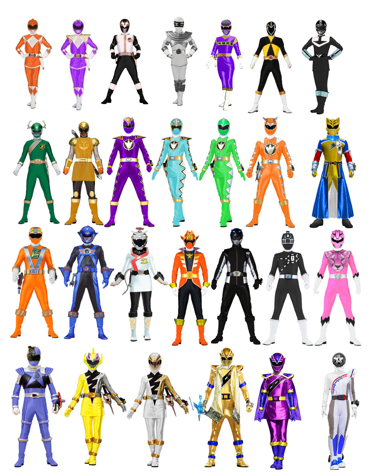 Extra Ranger Pre Dekaranger by akusama455 on DeviantArt